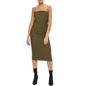 *NWT* Topshop Ribbed Bodycon Dress. Size 2.